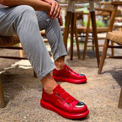 Mens Sneakers - Red - 251