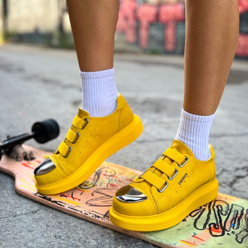 Womens Sneakers - Yellow - 251 - 2