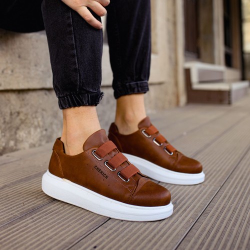 Mens Sneakers - Tan - 253