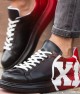 Mens Sneakers - Black Red X1 Painted - 254