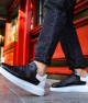 Men's Sneakers - Black White - Apollo