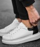 Mens Sneakers - White Black - Apollo