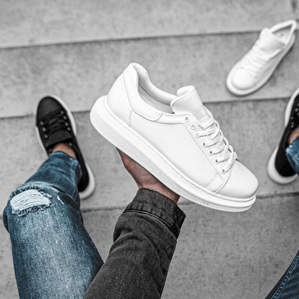 Mens Sneakers - White - Apollo