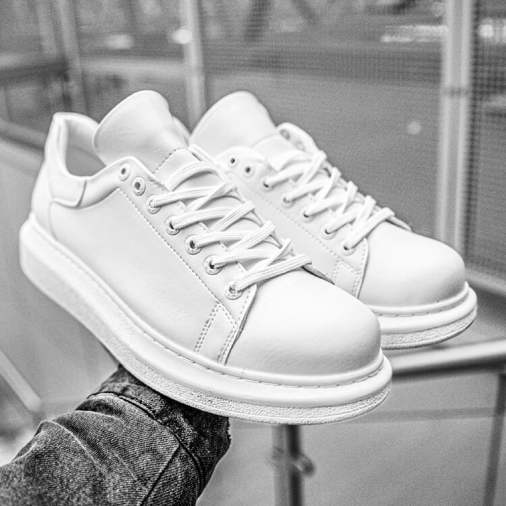 Mens Sneakers - White - Apollo