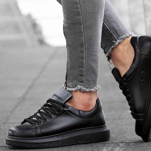 Mens Sneakers - Black - Apollo