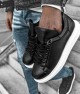 Mens Sneakers - Black White - Apollo