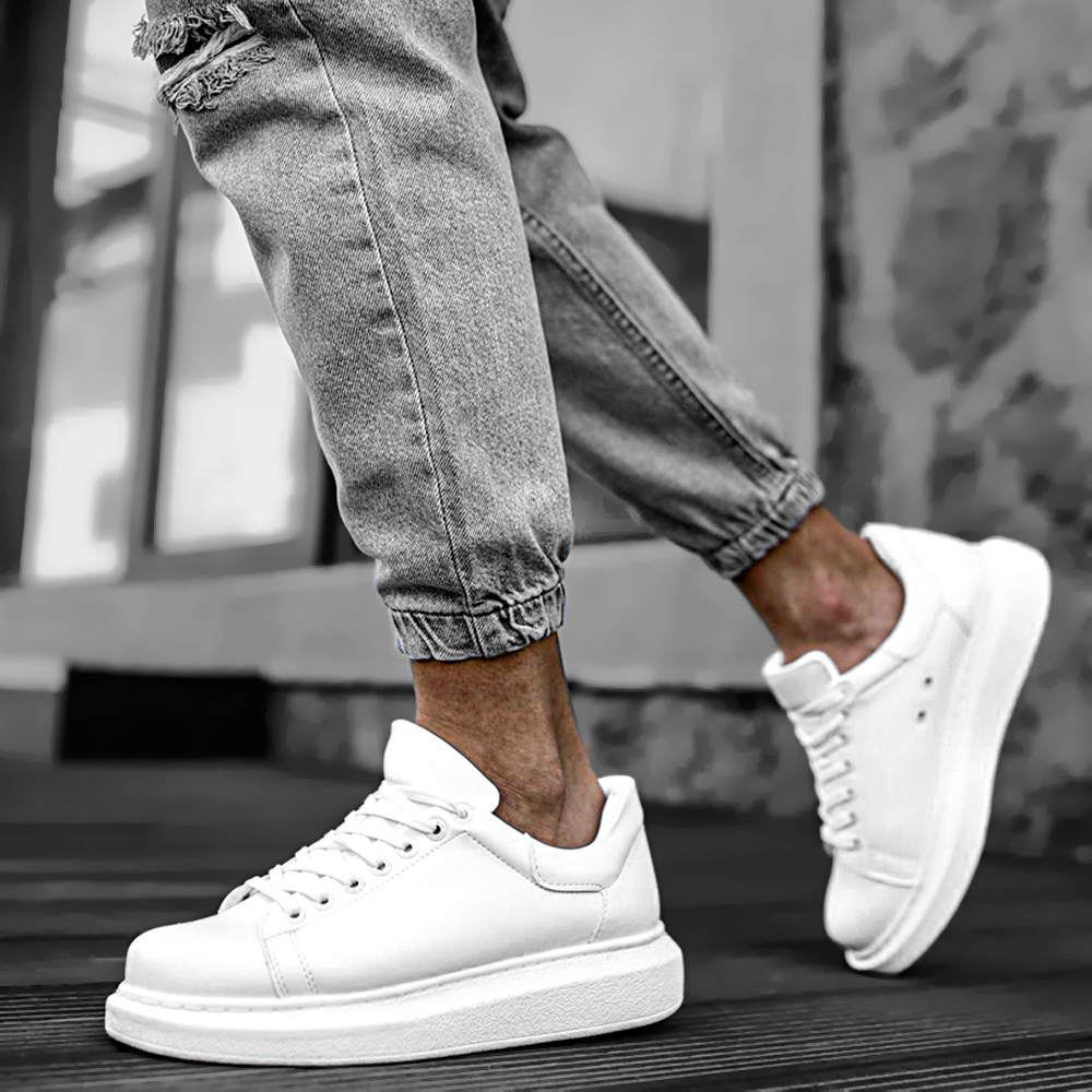 Mens Sneakers - White - Apollo