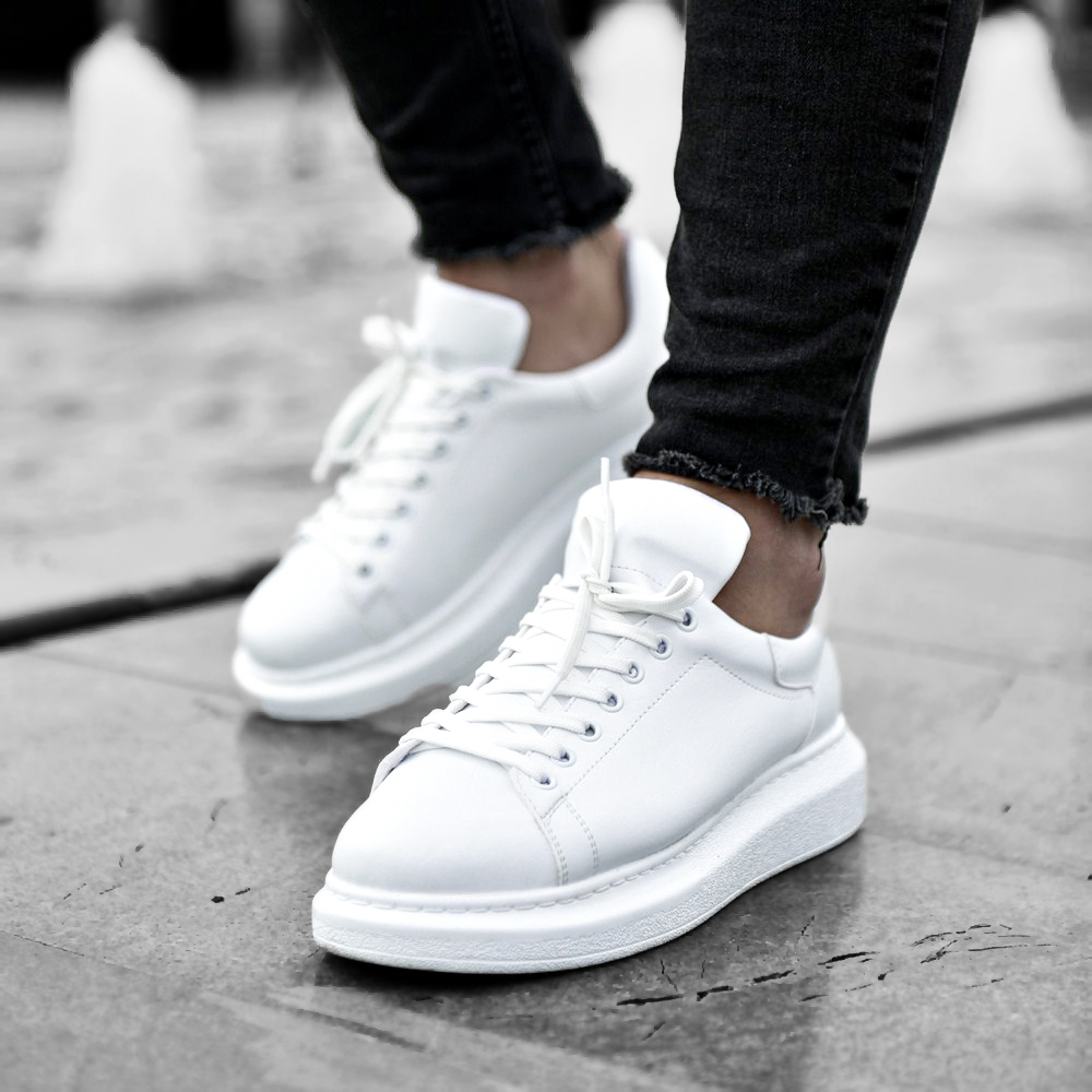 Mens Sneakers - White - Apollo