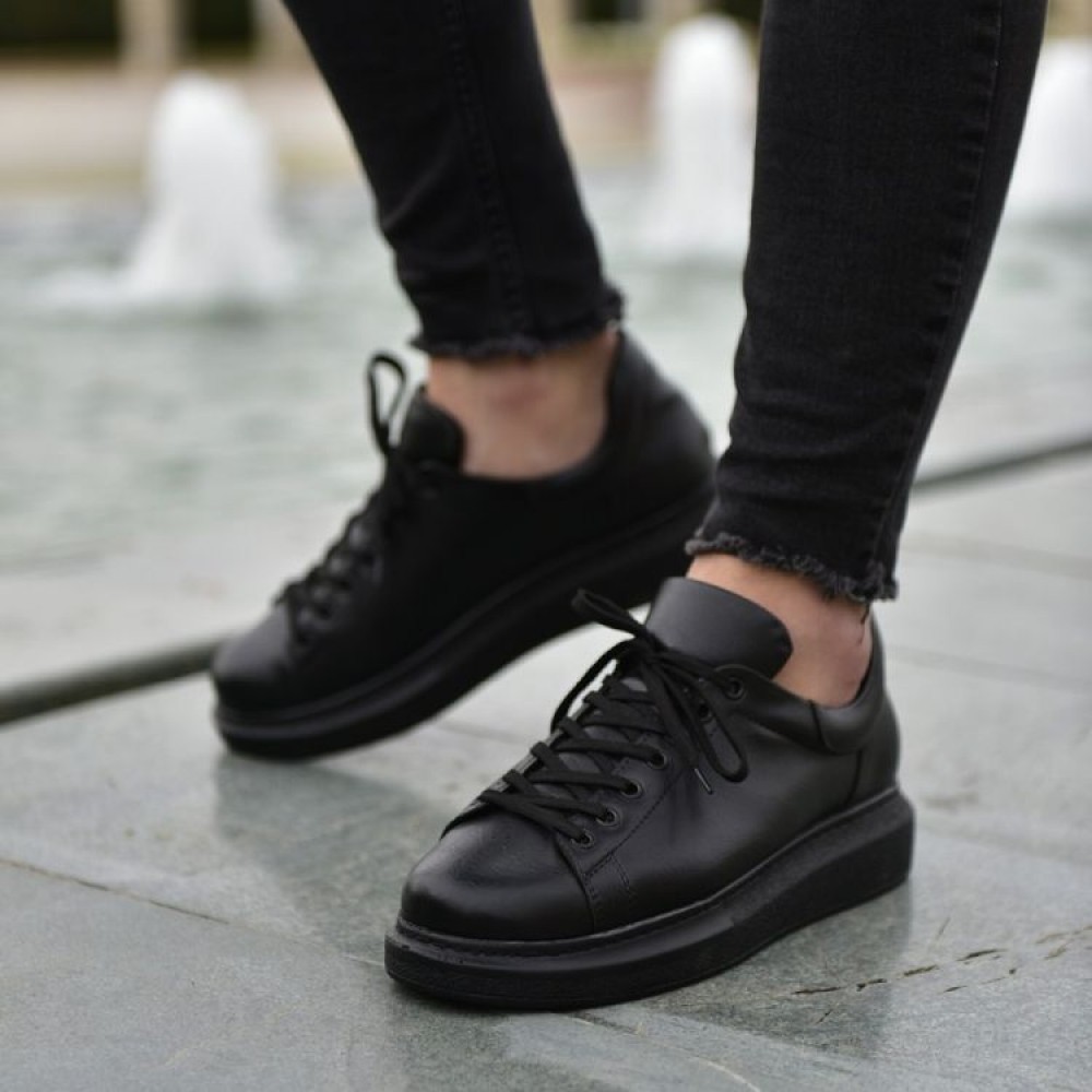 Mens Sneakers - Black - Apollo