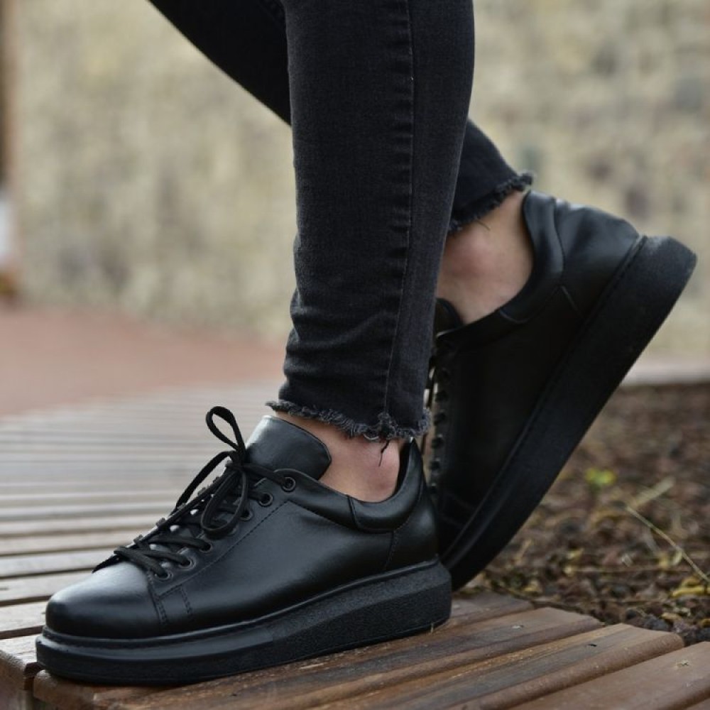 Mens Sneakers - Black - Apollo