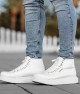 Mens High Top Sneakers - White - Enzo