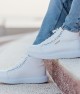 Mens High Top Sneakers - White - Enzo