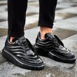 Mens Sneakers - Black Patent Leather - 295