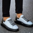 Mens Sneakers - White Black - 295 - 2
