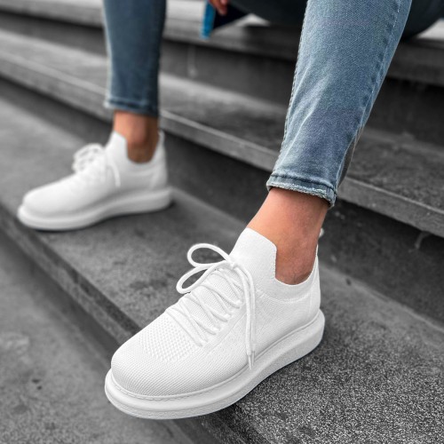 Mens Sneakers - White - 307