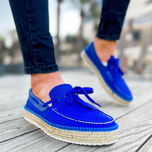 Mens Espadrilles - Blue - 311