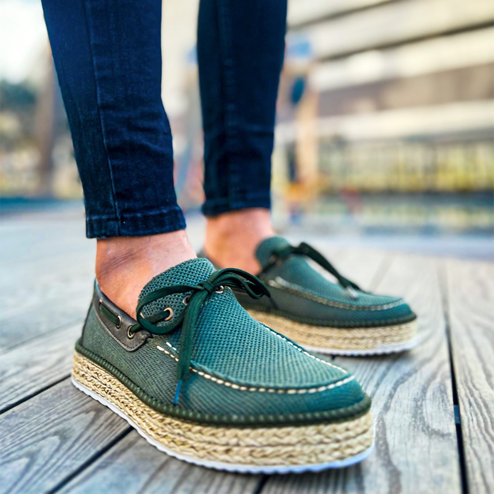 Mens Espadrilles - Khaki - 311