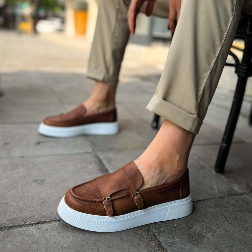 Mens Moccasin - Tan - 417