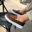 Mens Moccasin - Tan - 421