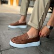 Mens Moccasin - Tan - 421