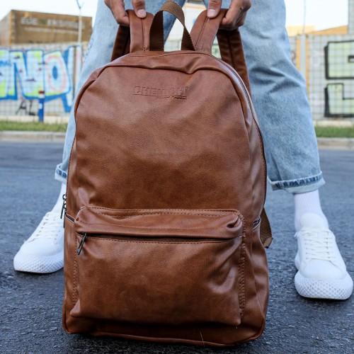 Mens Backpack - Tan - 006