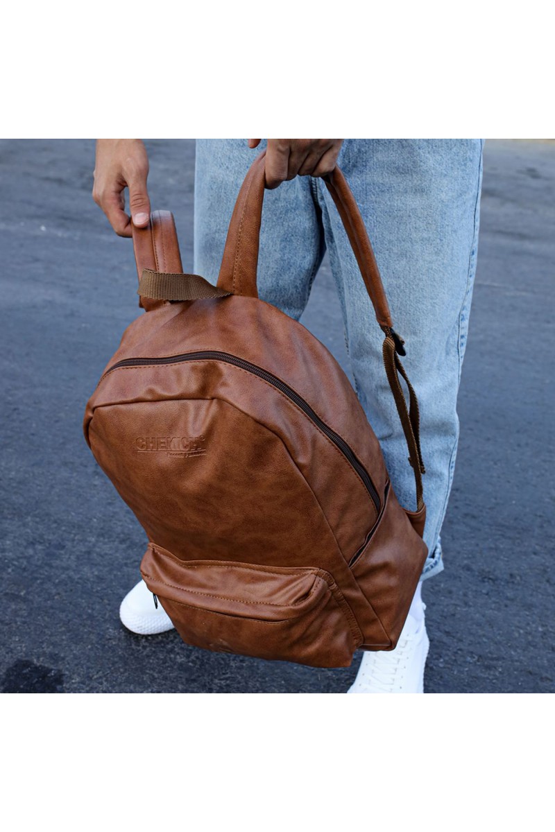 Mens Backpack - Tan - 006