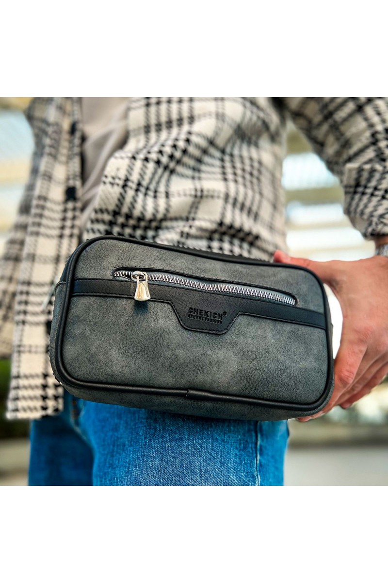 Mens Tablet Bag - Black Anthracite - 101