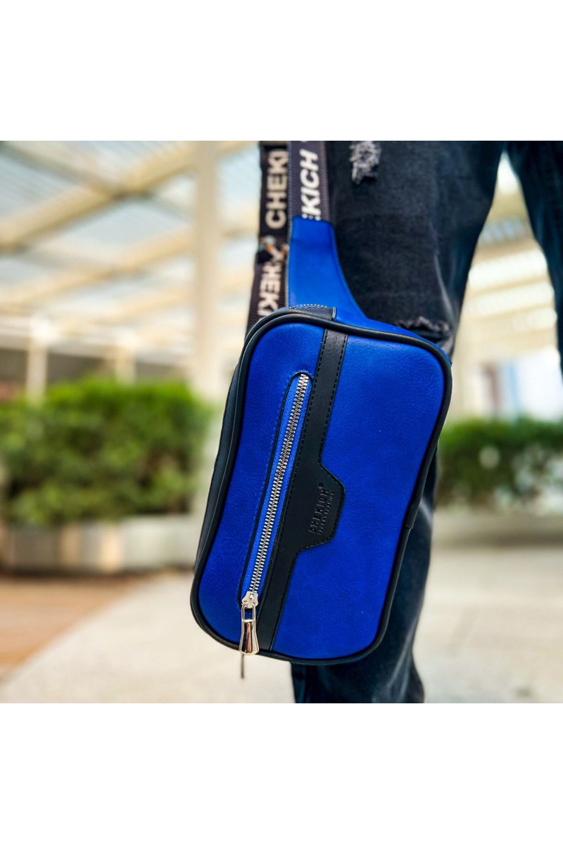 Mens Tablet Bag - Black Blue - 101