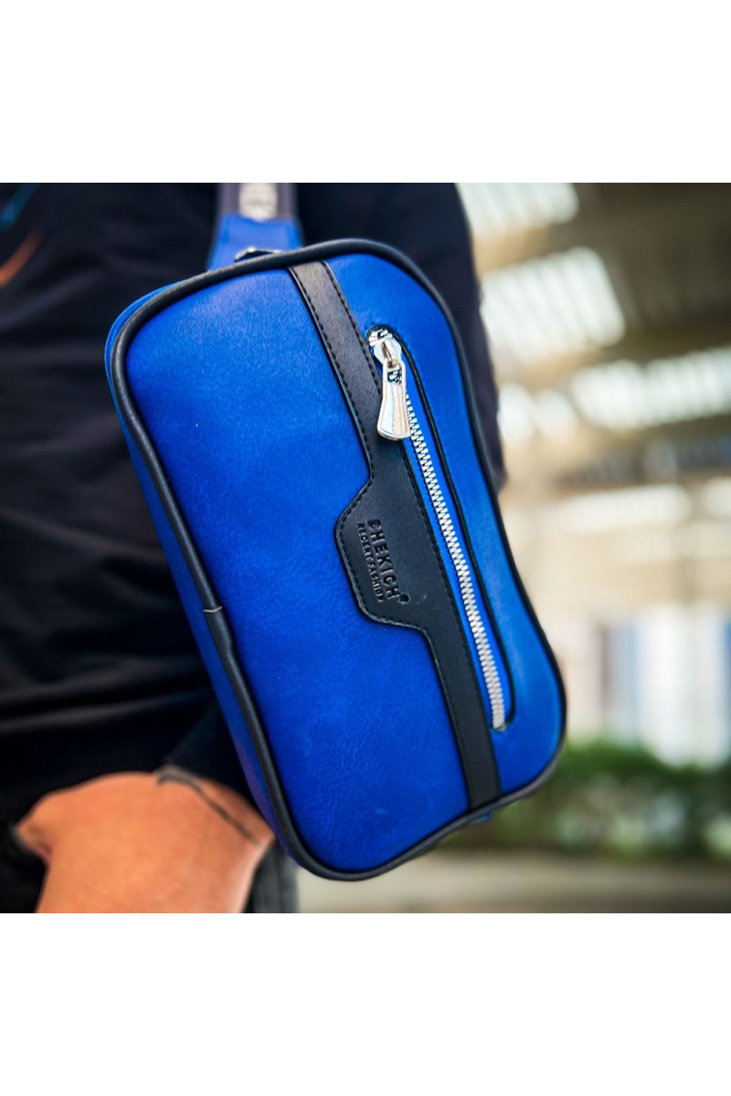 Mens Tablet Bag - Black Blue - 101