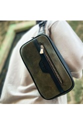 Mens Tablet Bag - Black Khaki - 101
