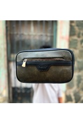 Mens Tablet Bag - Black Khaki - 101