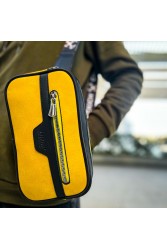 Mens Tablet Bag - Black Yellow - 101