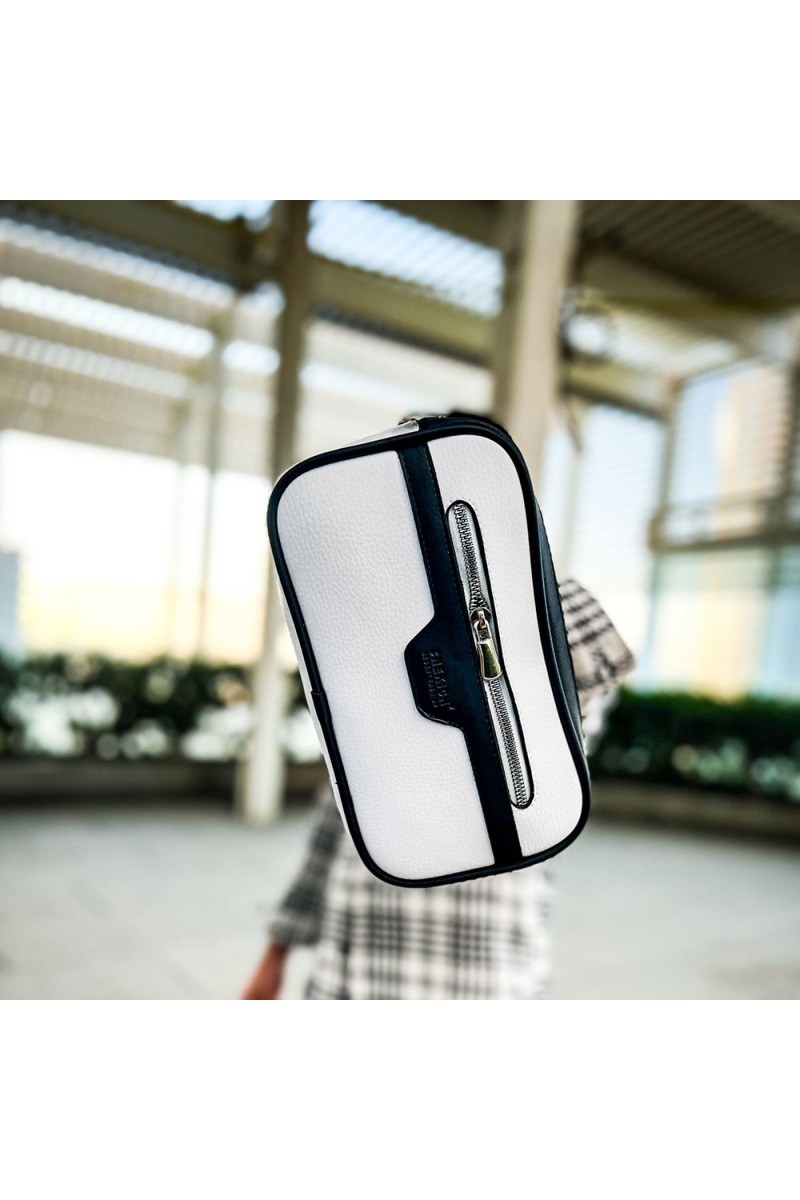 Mens Tablet Bag - White Black - 101