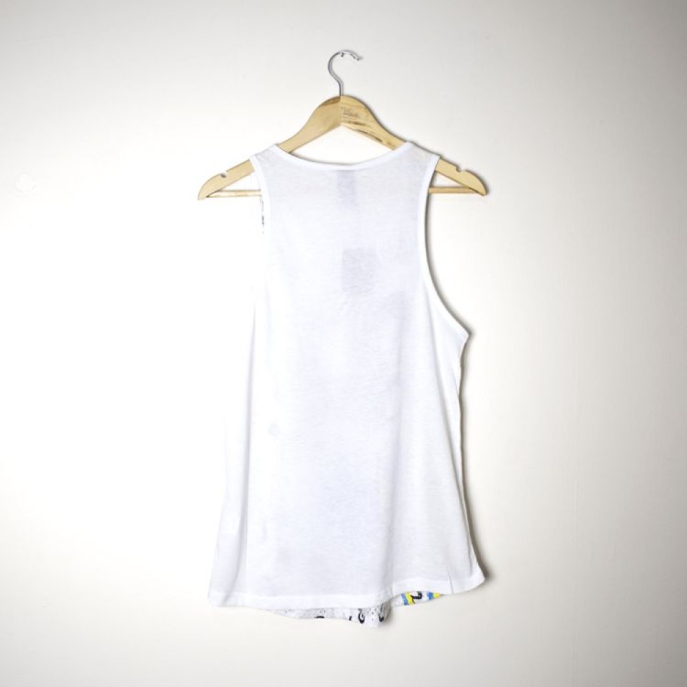 Men's Vest Tops  - White - Dog With Glasses