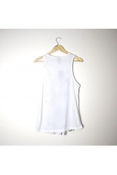 Men's Vest Tops  - White - Dog With Glasses