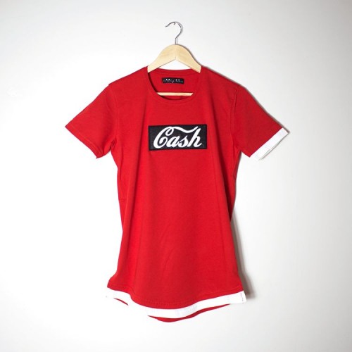 Men's T-shirt  - Red - Cash