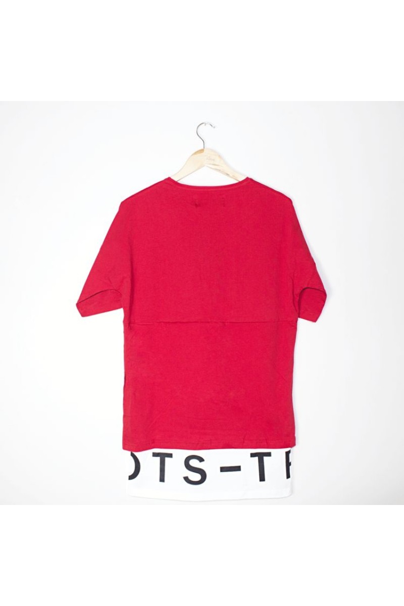 Men's Oversized T-shirt - Red