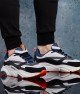 Men’s Sneakers - White Blue - DS.MJ1838