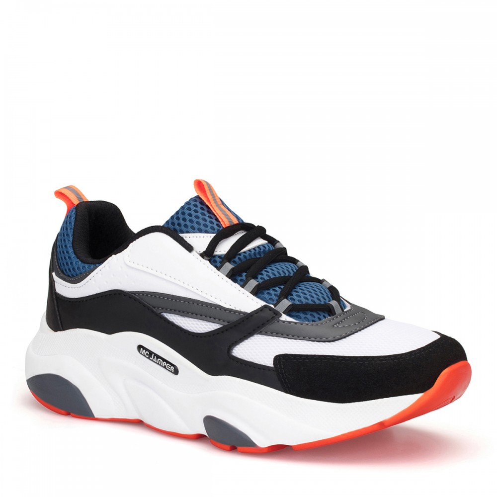 Men’s Sneakers - White Blue - DS.MJ1838
