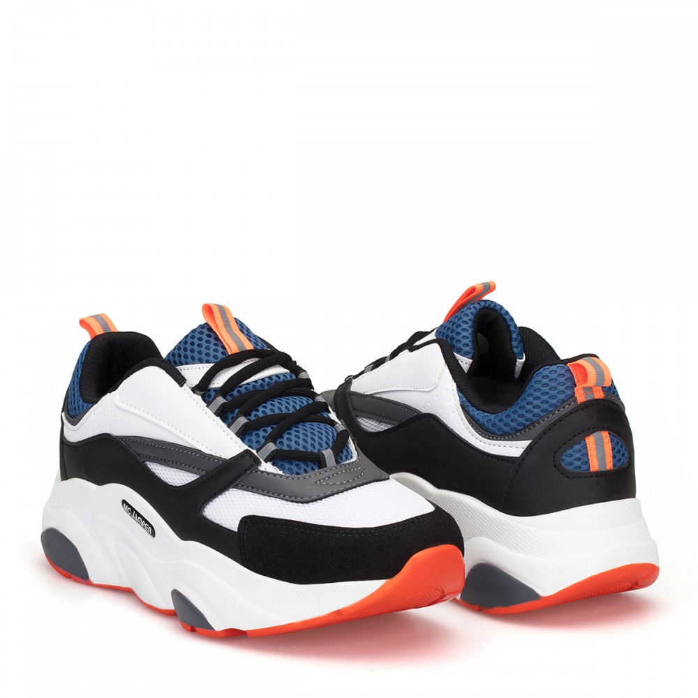 Men’s Sneakers - White Blue - DS.MJ1838