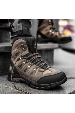 Unisex Hiking Boots - Black Brown - DS.1633