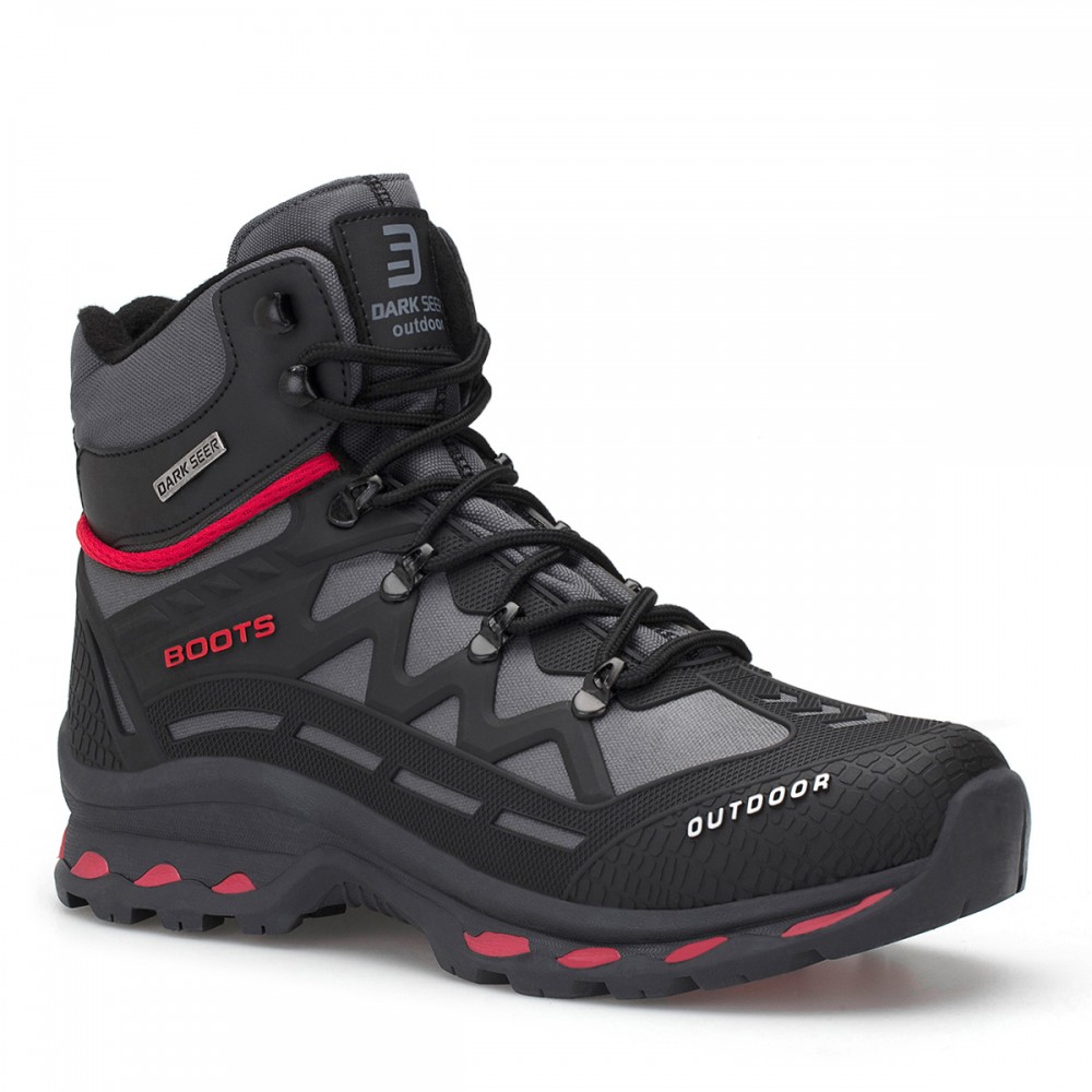 Unisex Hiking Boots - Black Gray  - DS.1821