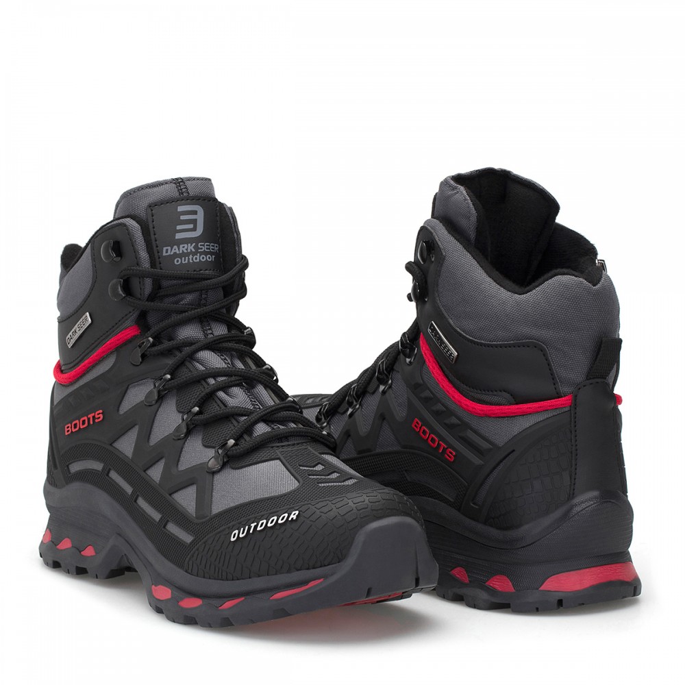 Unisex Hiking Boots - Black Gray  - DS.1821