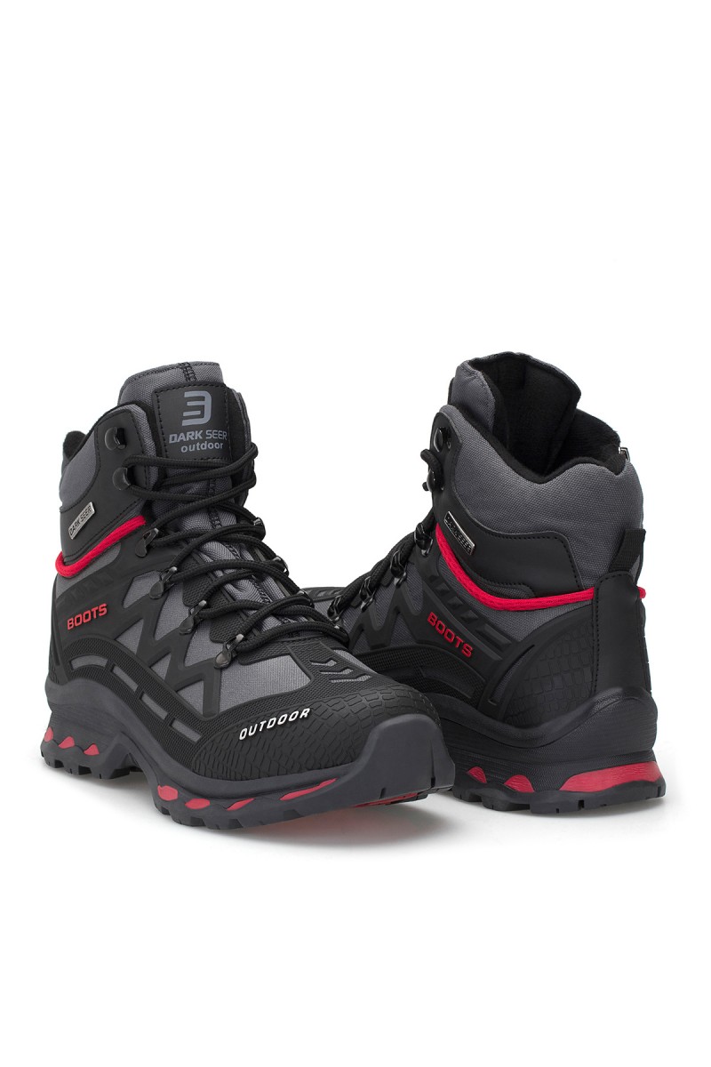 Unisex Hiking Boots - Black Gray  - DS.1821