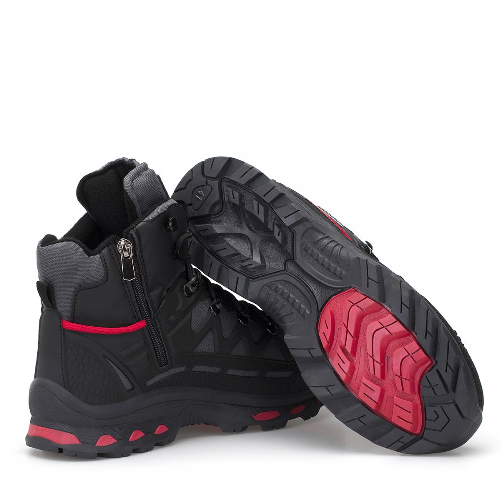 Unisex Hiking Boots - Black Gray  - DS.1821