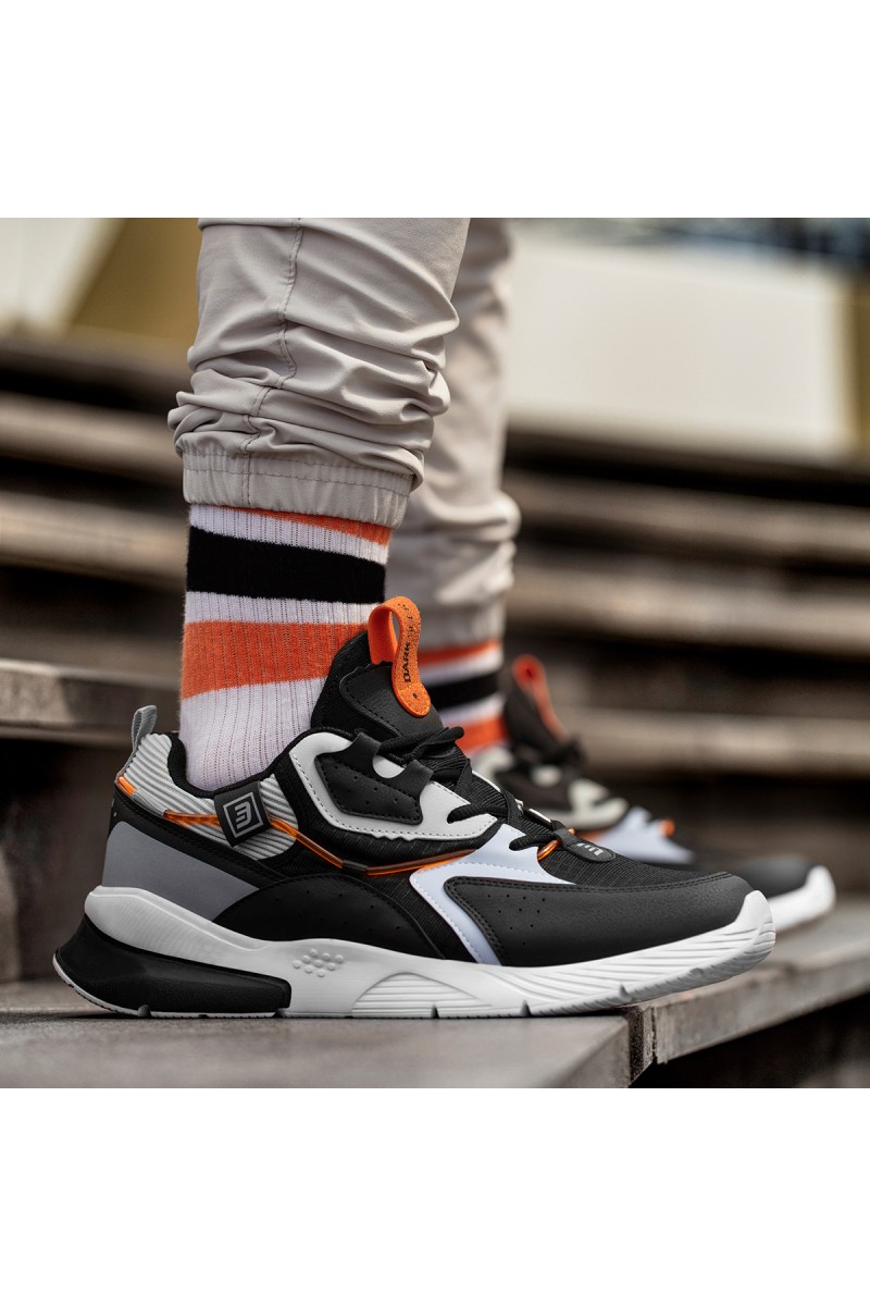 Mens Sneakers - Black White Ice - DS3.1205