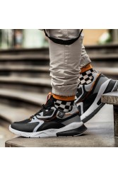 Mens Sneakers - Black White Ice - DS3.1205