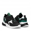 Mens Sneakers - Black White Green - DS3.1205