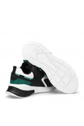 Mens Sneakers - Black White Green - DS3.1205