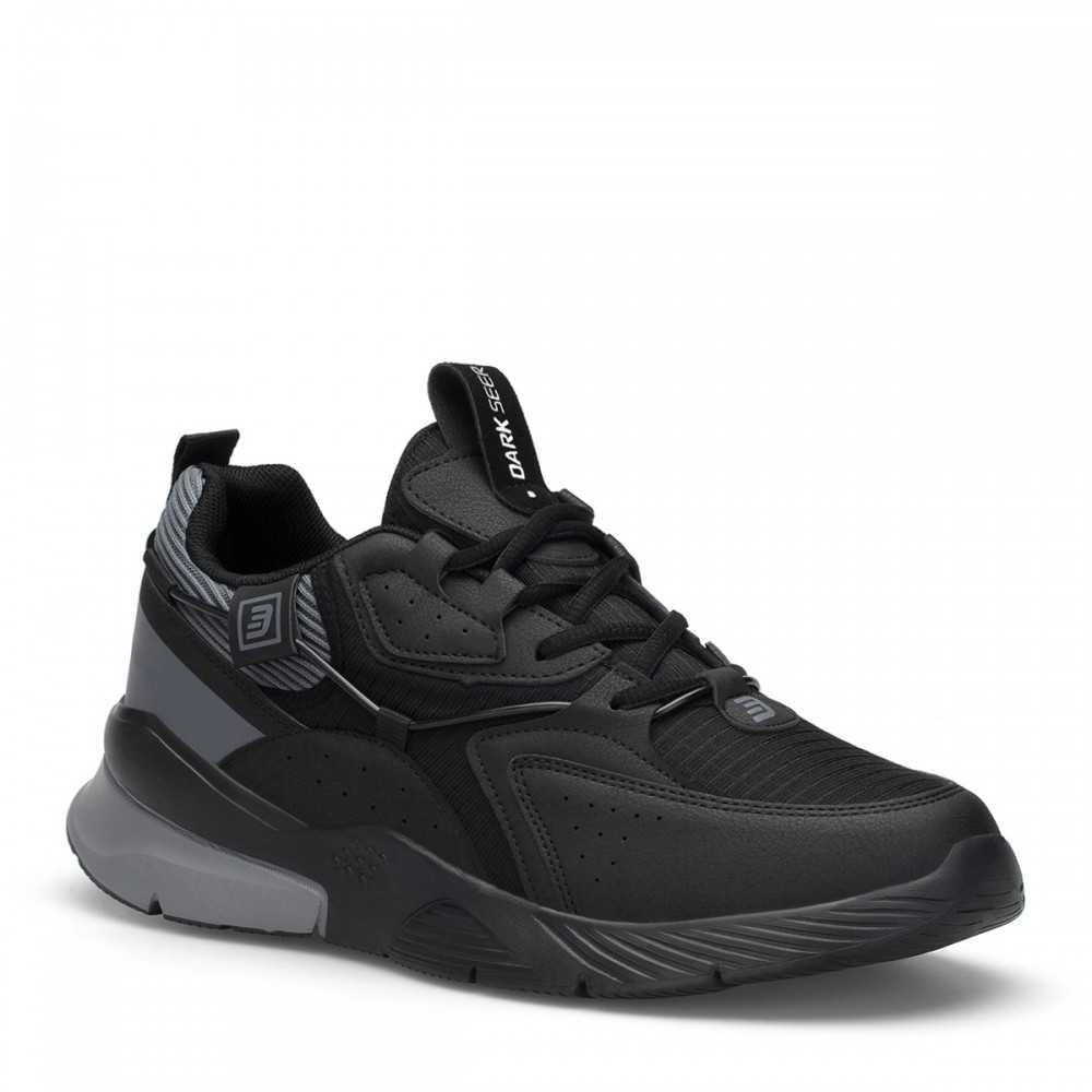 Mens Sneakers - Black Gray- DS3.1205